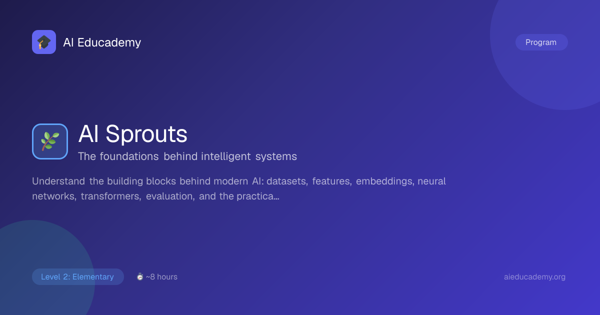 AI Sprouts | AI Educademy