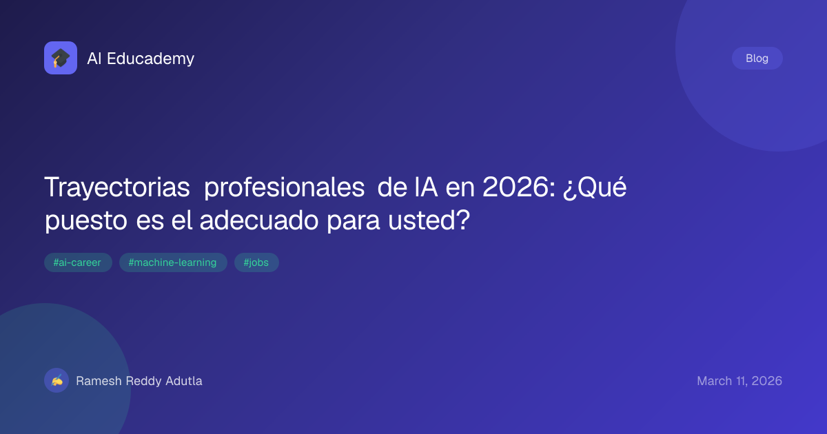 AI Career Paths in 2026: Which Role Is Right for You? | AI Educademy