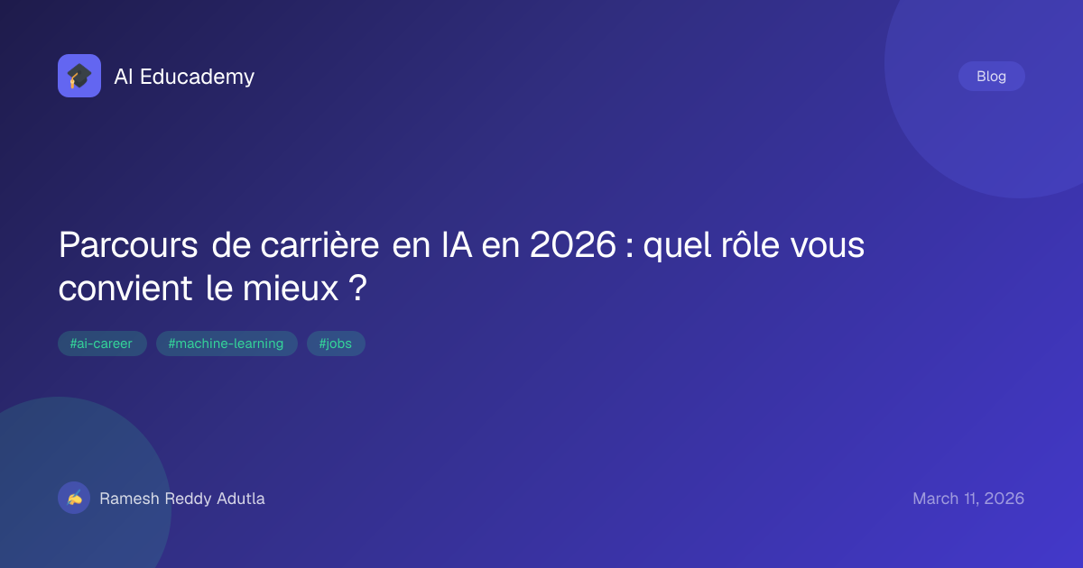 AI Career Paths in 2026: Which Role Is Right for You? | AI Educademy
