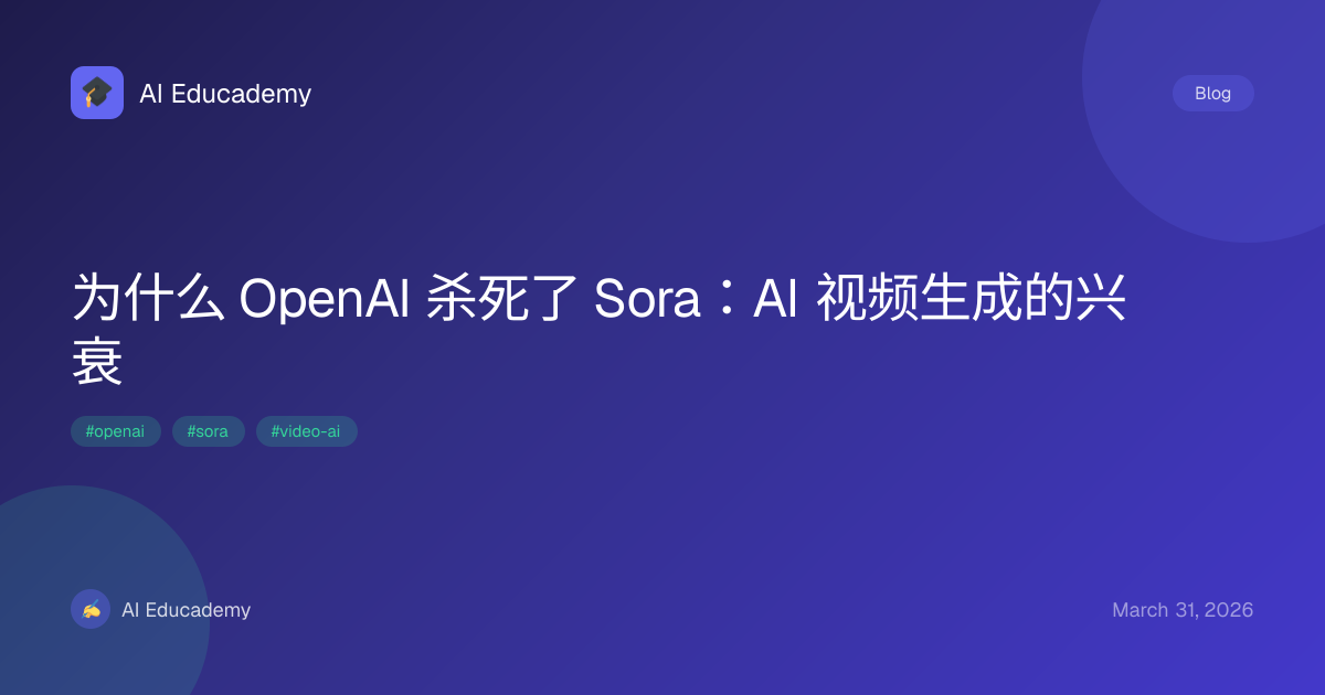 Why OpenAI Killed Sora: The Rise and Fall of AI Video Generation | AI ...